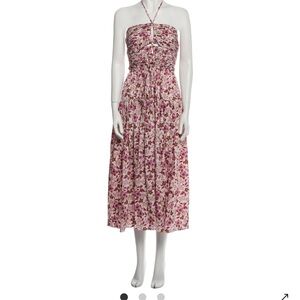 Jason Wu Pink Floral Strapless Dress